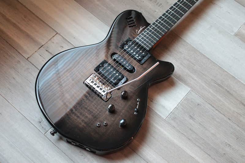 Godin xtSA 2010s - Trans Black - Natural Worn Relic *READ image 1
