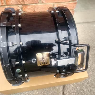 Remo Quadura Legato 16 Lug marching snare drum black 14X12 image 5