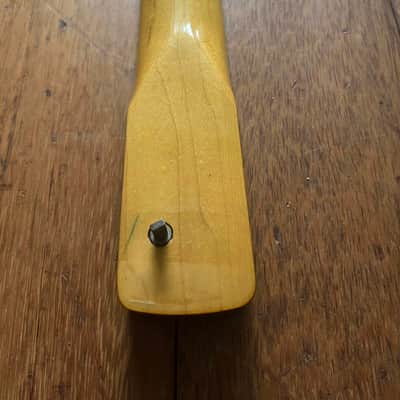 Burns Scroll Guitar Neck w/ Gear-o-Matik - Vintage Amber Gloss image 4