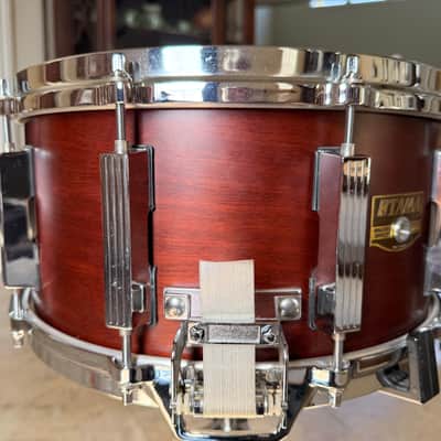 Tama 14 Ply 7x14 Heavy Birch AW3170 18mm MASTERCRAFT Snare Drum - Antique Brown (AB) image 10