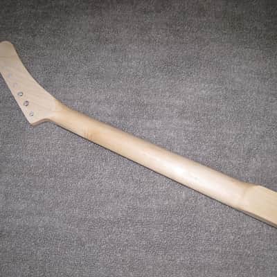 Custom ESP Style Lynch Reverse Hockey Banana Guitar Neck Maple & Richlite Board Stainless Steel Frets image 5