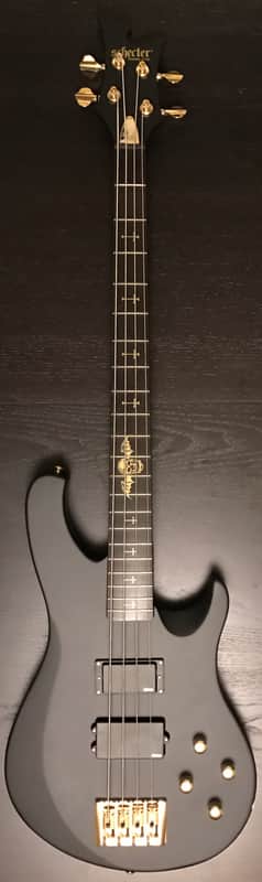 Schecter Johnny Christ Signature Satin Black image 1