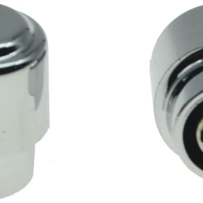 KAISH Pack of 2 Plastic Chrome Guitar Barrel Switch Tip 3 Way Pickup Selector Switch Knobs for U.S.or Import Tele/Telecaster image 4
