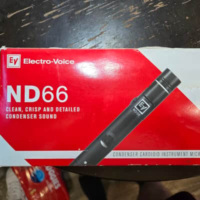 Electro-Voice ND66 Small-Diaphraghm Cardioid Condenser Microphone 2016 - Present - Black image 1
