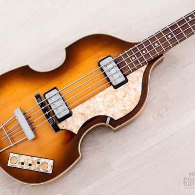 2004 Hofner 500/1 Vintage '63 Violin Beatle Bass Staple Pickup w/ Case, Germany image 1
