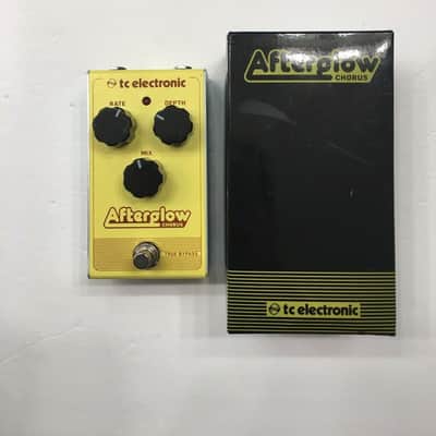 TC Electronic Afterglow Analog Chorus True Bypass Guitar Effect Pedal + Box image 1
