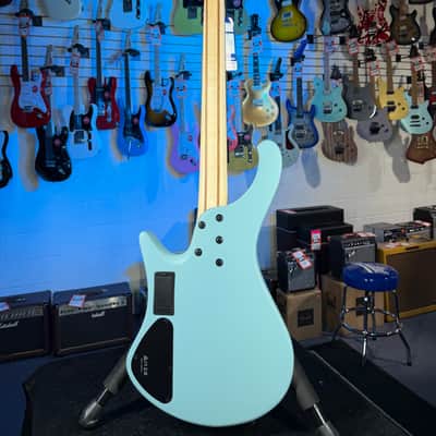 Ibanez Bass Workshop EHB600 Electric Bass Guitar - Purist Blue Matte, Free Plek! 669 image 10