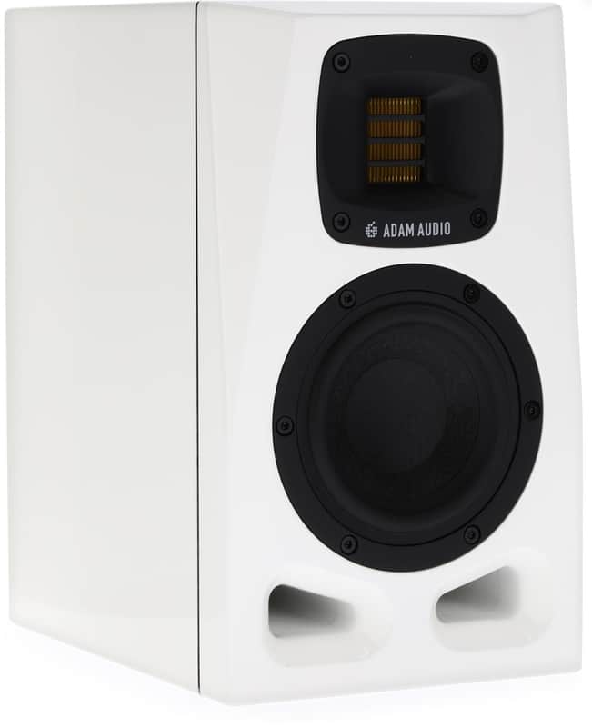 ADAM Audio A4V 4-inch Powered 2-way Studio Monitor - White (2-pack) Bundle image 1
