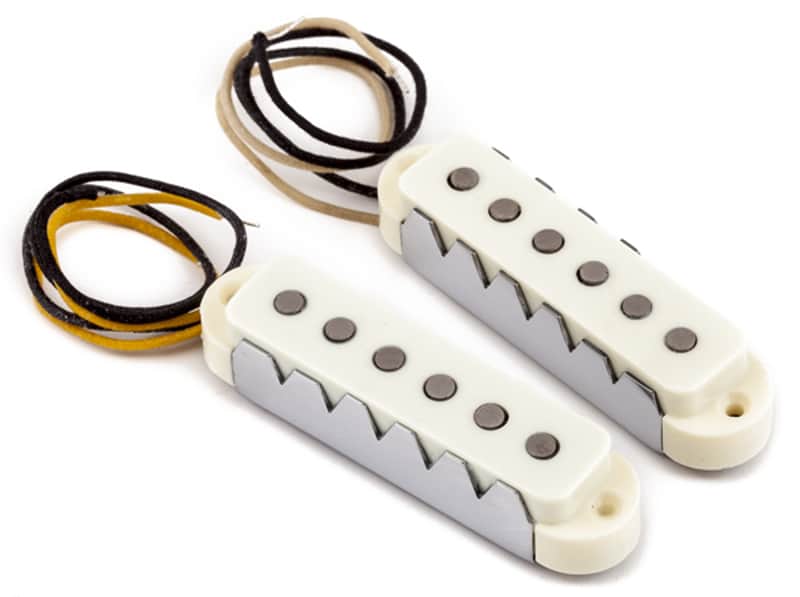 Fender Pure Vintage '65 Jaguar Pickup Set Vintage White (2)