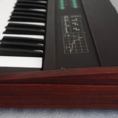 Wood ends for Yamaha DX7 DX9 synthesizer Side panels End caps Red Wood image 2