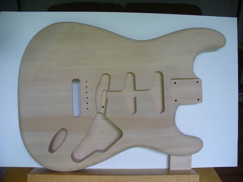 Exotic '62 S-Style Quarter Sawn American Sycamore Guitar Body for Strat® Neck Natural made in USA image 1