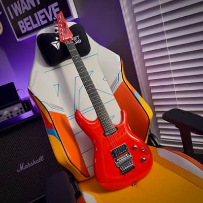 Ibanez MIJ Joe Satriani JS2410 - Muscle Car Orange image 1