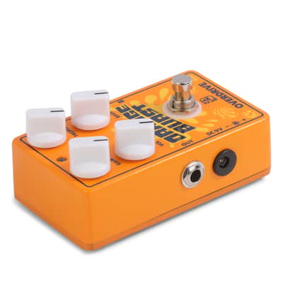 Caline CP-516 Orange Burst Overdrive Pedal True bypass, FREE PICK + HOLDER+ FREE SHIP USA image 4