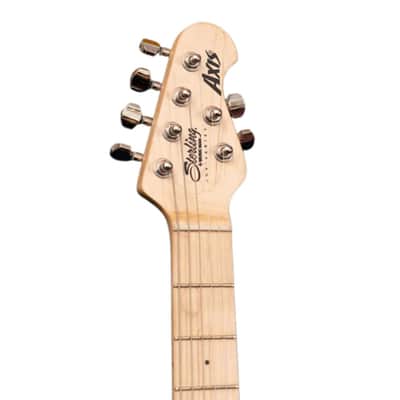 Sterling by MusicMan Axis AX3QM-SPB Spectrum Blue, Quilted Top, electric guitar image 5