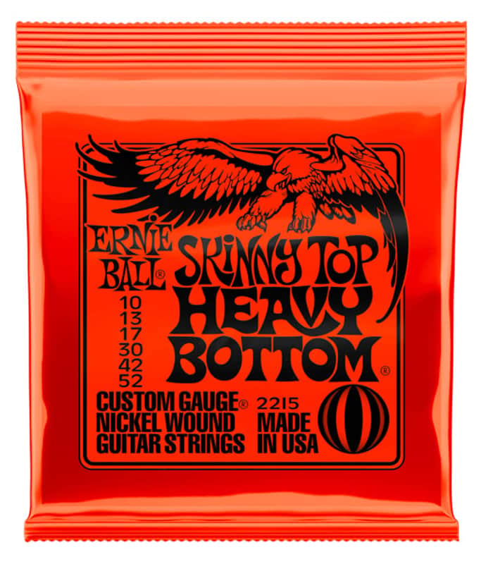 Ernie Ball Guitar Strings Skinny Top Heavy Bottom 10-52 Nickel Wound Electric 2215 image 1