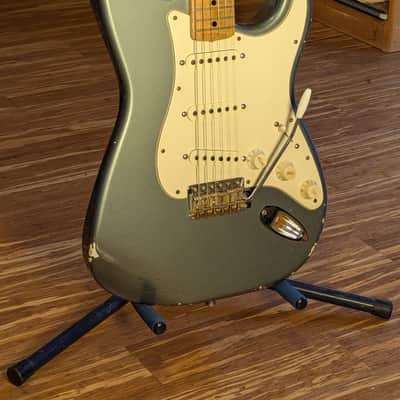 Mario Martin S Style Guitar- Metallic Charcoal Frost image 8