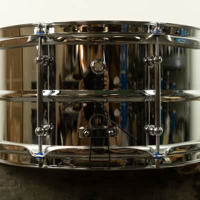 Standard Drum Co. 6.5x14 Regular Bead Chrome Over Brass Snare Drum image 7