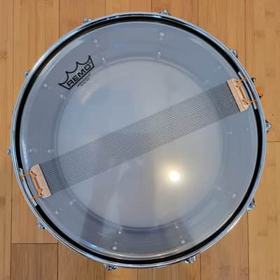 Snares - Pearl 6.5x14 Sensitone Heritage Black Nickel Over Brass Snare Drum image 6