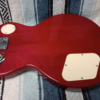 Upgraded Cort CR100 Classic Rock LP HH - Cherry Red Sunburst image 7