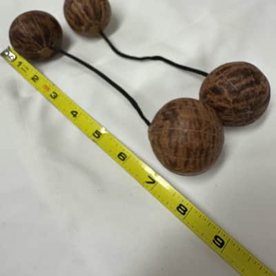 Aslatuas Kashaka Rhythmic Ball Shakers, 2-Pair, Natural Gourd - MINT image 9