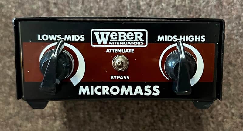 Weber MicroMass 15-Watt Attenuator 2026 - Black image 1