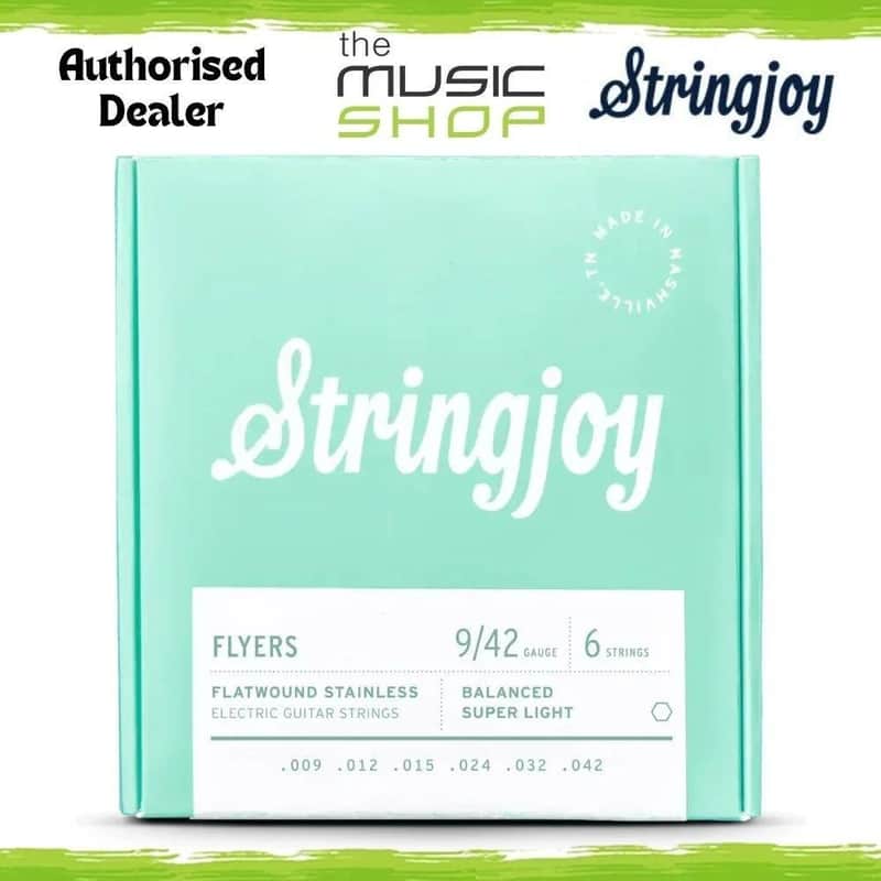 Stringjoy Flyers 9-42 Super Light Flatwound Electric Guitar Strings - SJ-FR0942 image 1