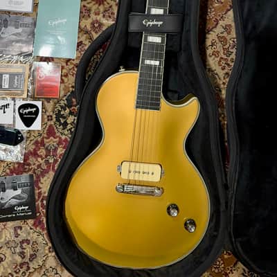 Epiphone Jared James Nichols "Gold Glory" Les Paul Custom 2021 - Present - Double Gold Aged Gloss image 2