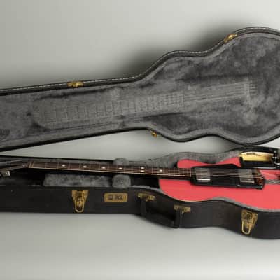 Wandre Soloist Semi-Hollow Body Electric Guitar (1964), black tolex hard shell case. image 10