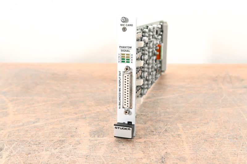 Studer Mic/Line In Card for D21m Modular I/O System CG01HDW image 1