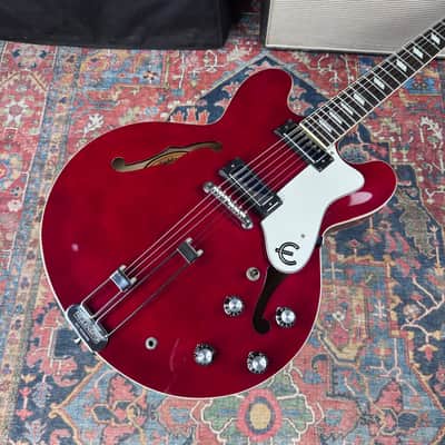 Epiphone Riviera Reissue Cherry Mini Humbuckers Peerless - 2001 image 3