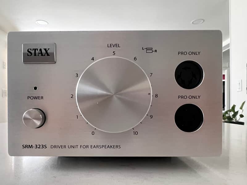 Stax SR-L700 AND STAX SRM-323S 2000'S - BLACK AND SILVER image 1