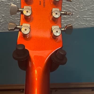Gretsch G6120SHTV-T Setzer Hot Rod with TV Jones Pickups 2004 - 2014 - Tangerine image 4