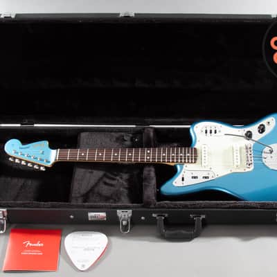 2020 Fender MIJ Traditional II 60s Jaguar Lake Placid Blue Matching Headstock Japan w/ HSC image 2