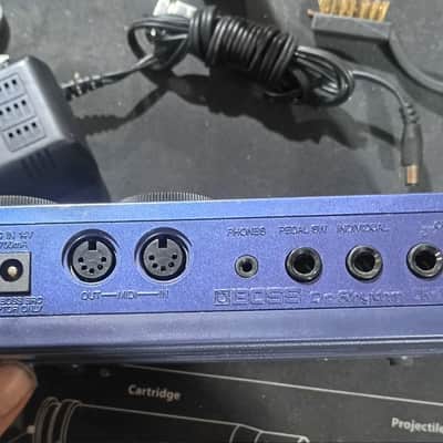 BOSS DR-770 Dr. Rhythm Drum Machine Blue w/ Original BOSS Power Supply image 2