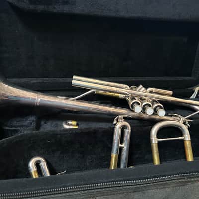 Yamaha YTR-4335GS Intermediate Bb Trumpet 2000s - Silver image 3