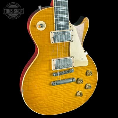 Gibson Custom Dealer Select 1959 Les Paul Brazilian Lemon Burst Light Aged w/case 96098 image 6