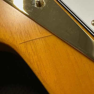 Epiphone 1958 Korina Flying V (2024) - Aged Natural #24764 with Original Hard Case image 11