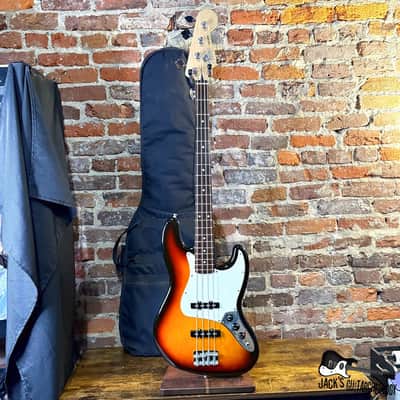 Fender Standard Jazz Electric Bass *MIM* w/GB (2000s - Brown Sunburst) image 2