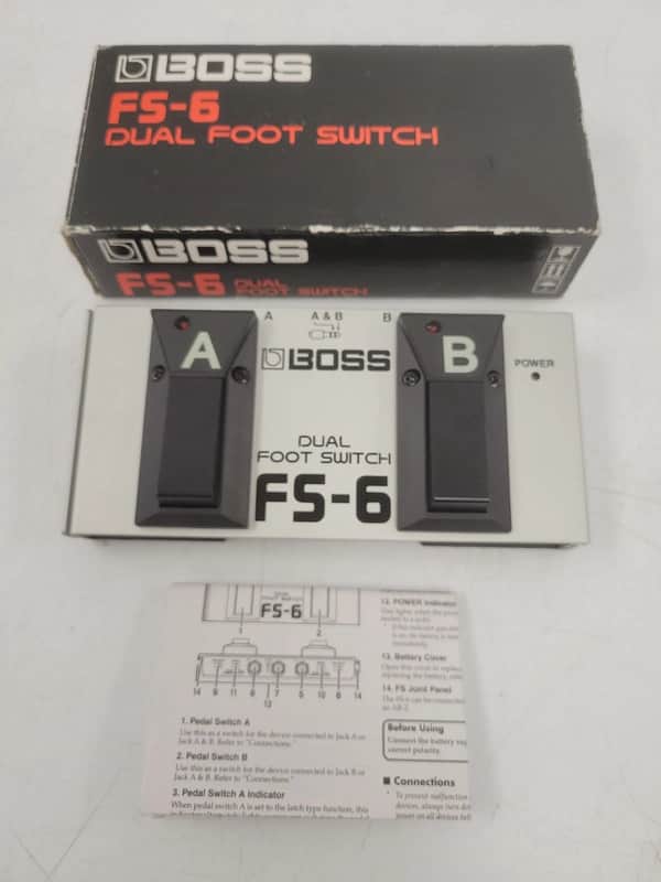 Boss FS-6 Dual Footswitch 2012 - Present - Gray image 1