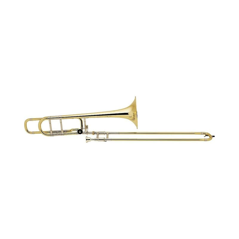 Bach 42BOG Stradivarius Tenor Tombone Open Wrap, F Attachment Gold Brass Bell image 1