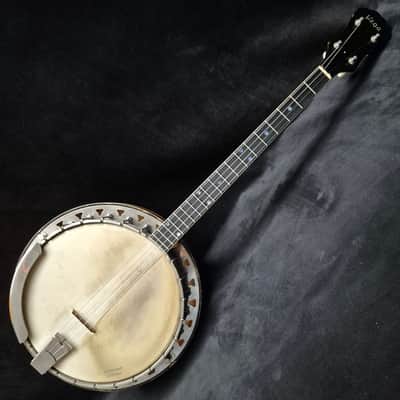 1962 Vega Wonder 4 String Banjo w/ Original Lifton Hard Shell Case image 2