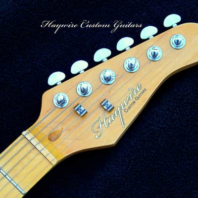 Nashville Thinline Telecaster-Tiger Stripe Green 7-Way Switching 22 Fret Maple Neck Leveled  Crowned and Polished Frets+Grover Locking Tuners+ Full Setup! image 6