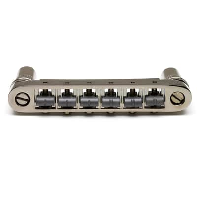 Graph Tech ResoMax NV2 AutoLock Tune-O-Matic Bridge, 6MM BLACK NICKEL PS-8863-BN image 6