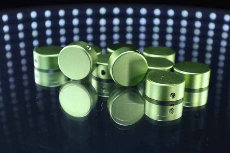 (10) Pedal Switch Toppers — Green image 1