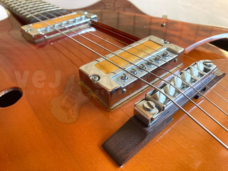 GUYATONE SG-12T 1966 w/OHSC - *GOLD FOIL PICKUPS* ALL-ORIGINAL MIJ