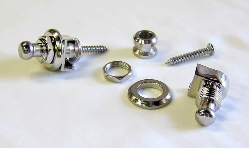 SET of 2 Two Chrome Strap Locks image 1
