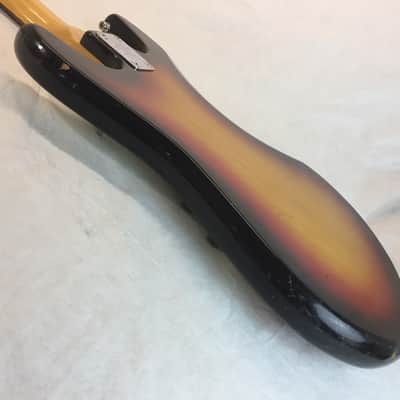 Vintage Aria 1820 1820T  1970's Sunburst MIJ Japan Shortscale Short Scale Offset Bass Guitar image 12