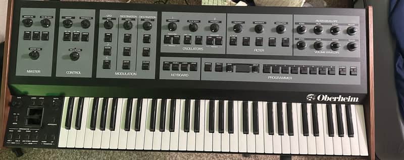 Oberheim OB-X8 61-Key 8-Voice Synthesizer 2022 - Present - Black with Wood Sides image 1