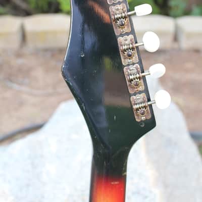 RARE Vintage 1964 Teisco Del Rey VN-2 Baritone Electric Guitar MIJ made in Japan All Original! image 11
