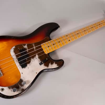 Fender Custom Shop 59 Precision Bass 2025 - MN Relic 3 Tone Sunburst image 8